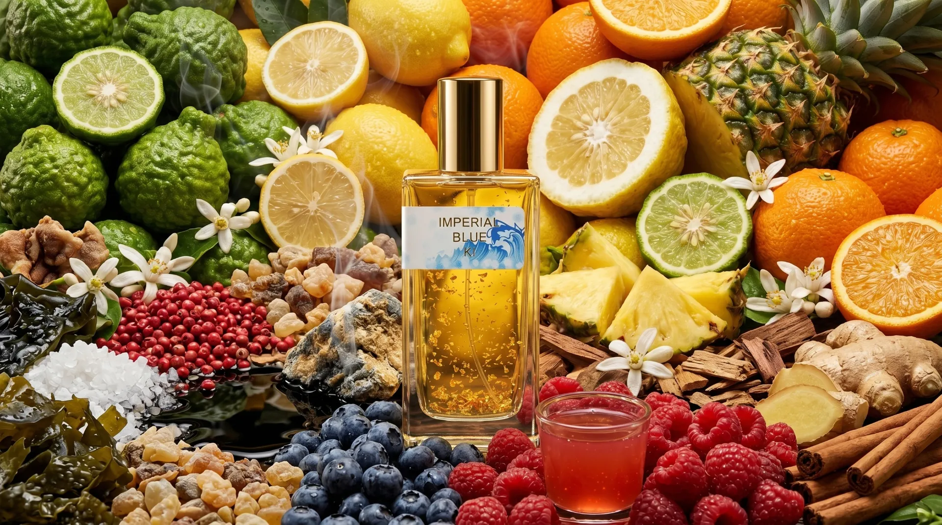 Imperial Blue Ki entre frutas y especias