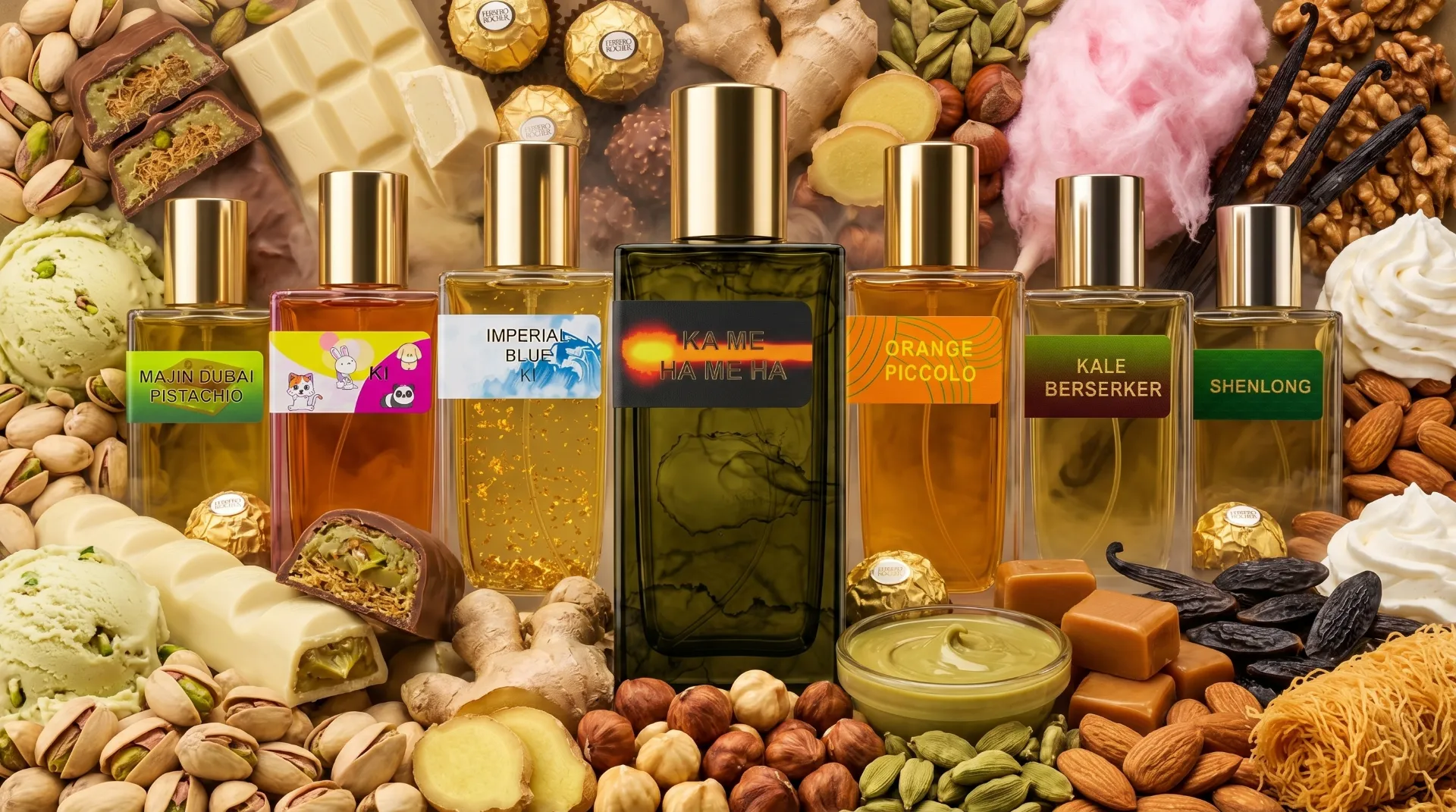 Colección de fragancias Pisello